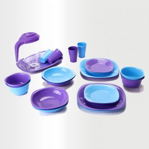 Dinnerware Set - Violet & Azure