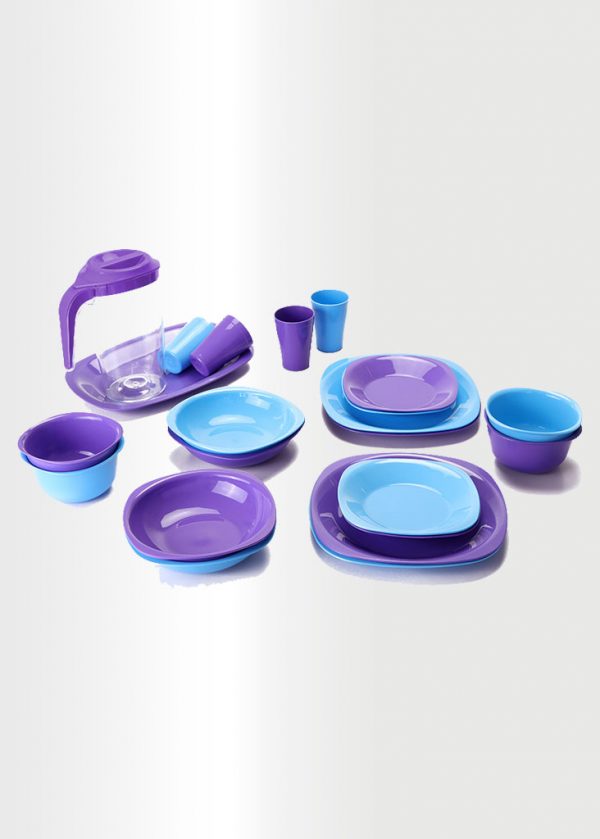 Dinnerware Set – Violet & Azure