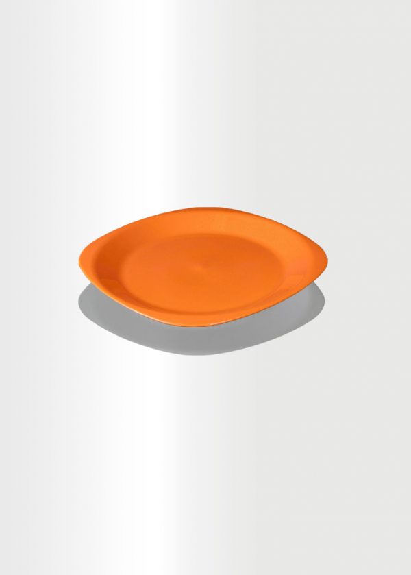 طبق مسطح صغير برتقالي