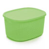 Basket W Cover Large Lime S1